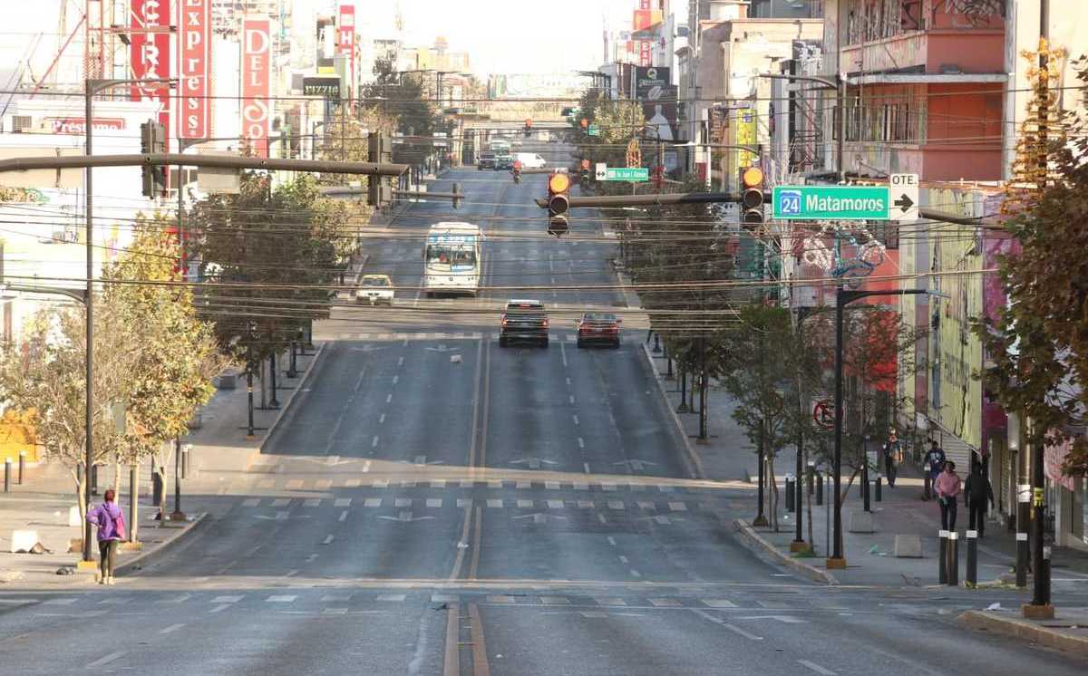 Main street in Monterrey
