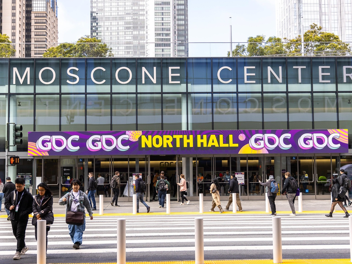 Exterior view of the Moscone Center in San Francisco, GDC 2026