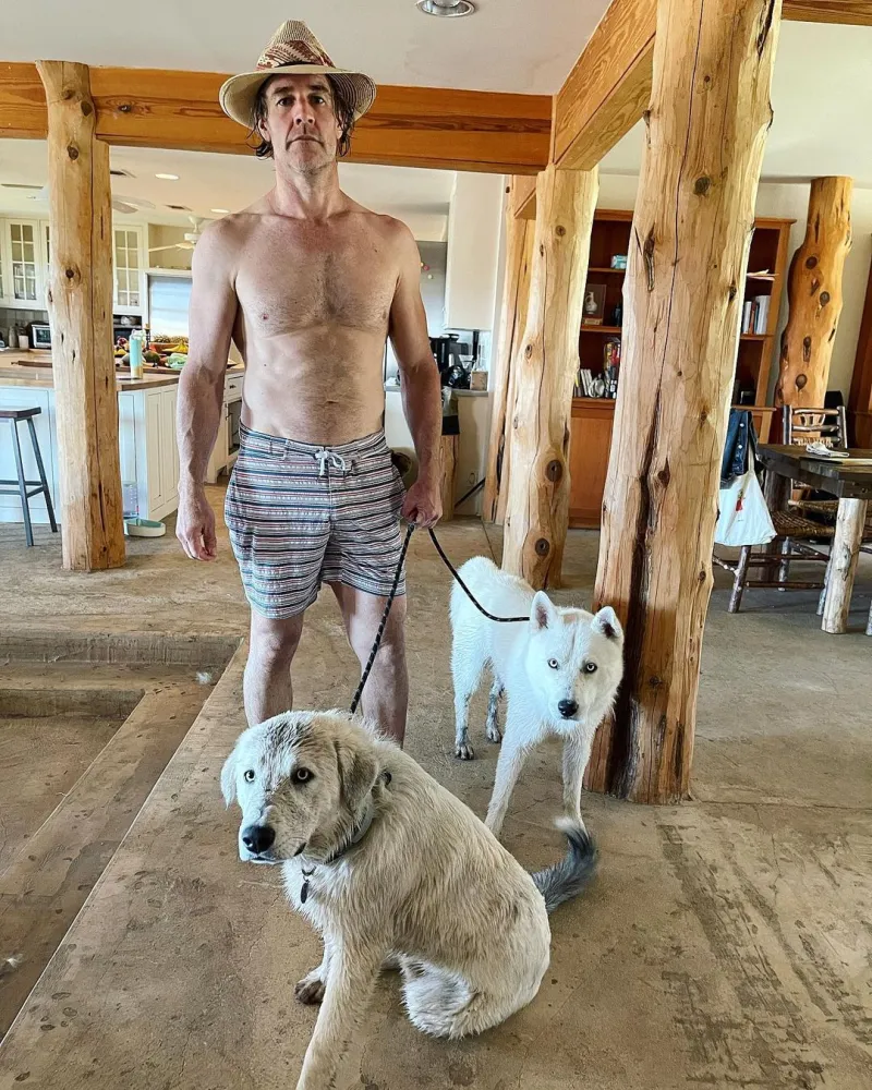James Van Der Beek at his Texas ranch
