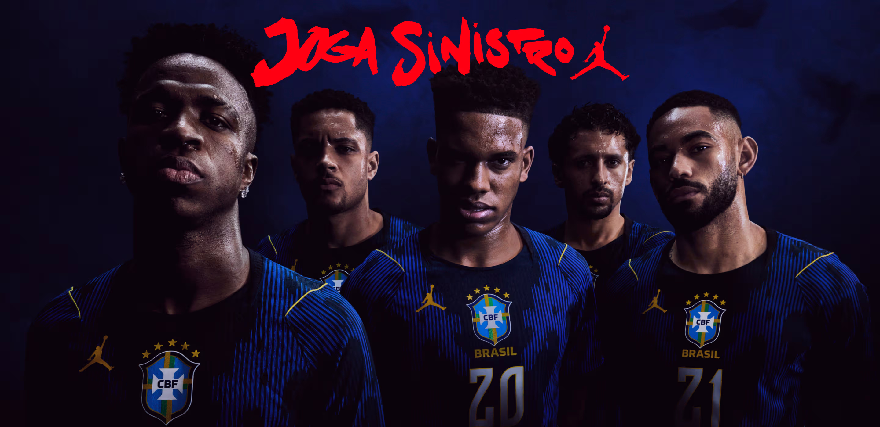 Brazil's official second kit for the 2026 World Cup, designed by Jordan